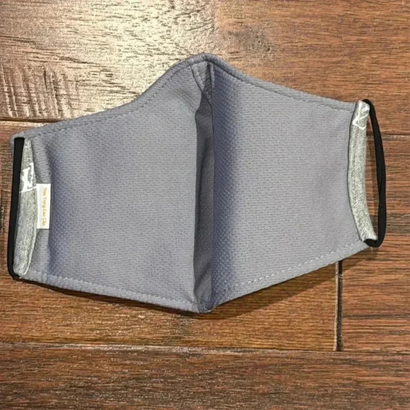 NWOT! Boutique Luxury Gray Fashion Mask - Picture 3 of 7